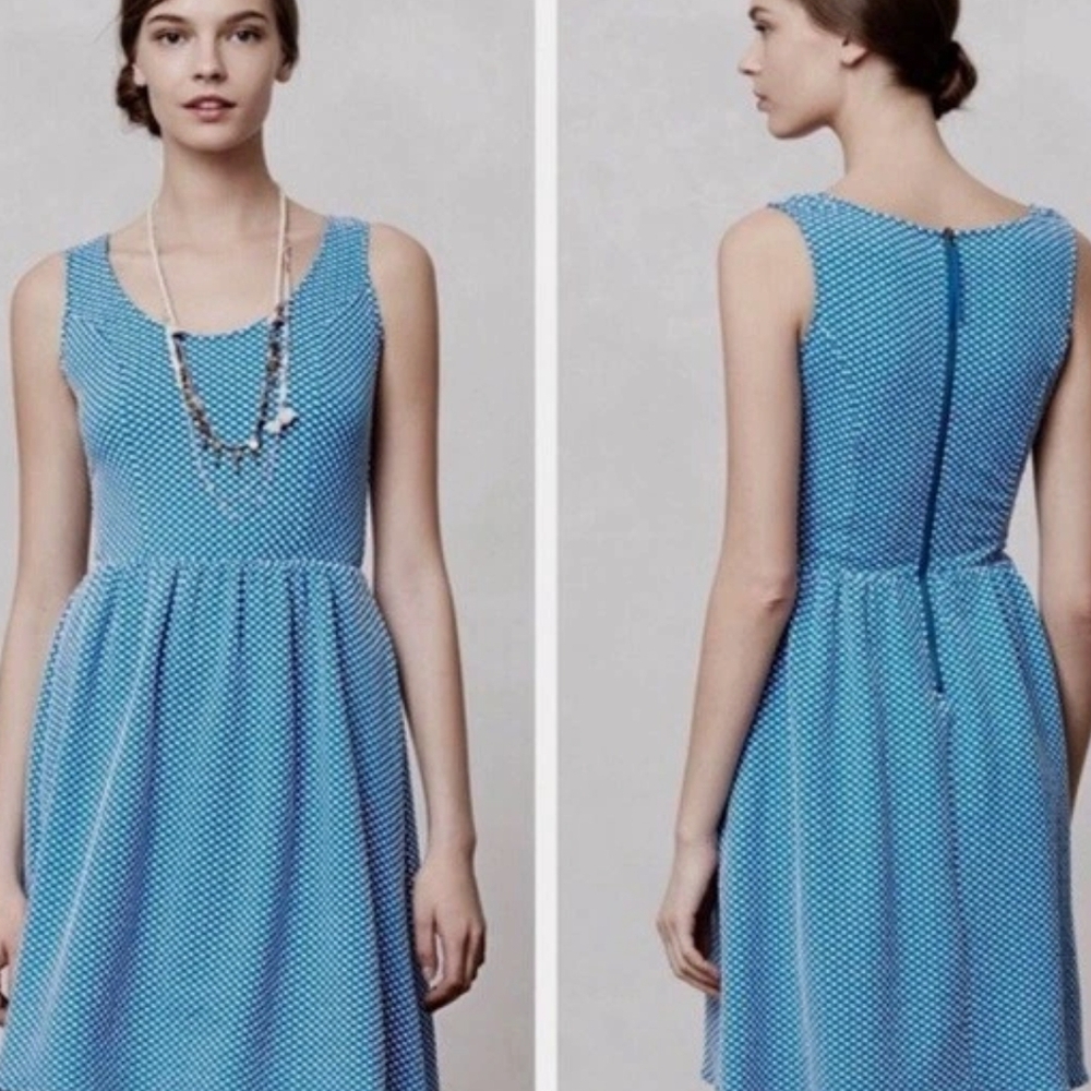 Maeve Caldera Women's Midi Dress Back Zip.